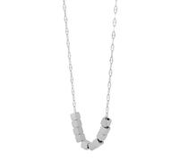 Kette ohne Anhänger ADELIA´S "Damen Halskette mit Anhänger - aus Edelstahl", silber, Halsketten, Damen, 48cm, Edelstahl, Ideal zum Verschenken - schlicht und stilvoll (88499003-0) silber