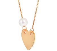 Kette ohne Anhänger ADELIA´S "Damen Halskette mit Anhänger - Herz aus Edelstahl", gold, Halsketten, Damen, 45cm, Edelstahl, Ein kleines Geschenk mit großer Wirkung (70323310-0) gold