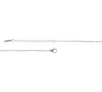 Kette ohne Anhänger ADELIA´S "Damen Halskette mit Anhänger - Herz aus Edelstahl", silber, Halsketten, Damen, 45cm, Edelstahl, Ein kleines Geschenk mit großer Wirkung (92108206-0) silber