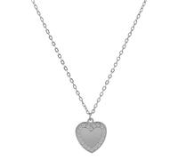 Kette ohne Anhänger ADELIA´S "Damen Halskette mit Anhänger - Herz aus Edelstahl", silber, Halsketten, Damen, 43cm, Edelstahl, Zum Verschenken - ideal zum Weihnachten (70283445-0) silber