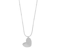 Kette ohne Anhänger ADELIA´S "Damen Halskette mit Anhänger - Herz aus Edelstahl", silber, Halsketten, Damen, 47cm, Edelstahl, Ideal als Geschenk zum Geburtstag (92246308-0) silber
