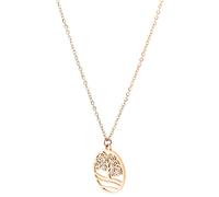Kette ohne Anhänger ADELIA´S "Damen Halskette mit Anhänger - Lebensbaum aus Edelstahl", gold, Halsketten, Damen, 43cm, Edelstahl, Perfekt zum Verschenken an besondere Menschen (66688856-0) gold