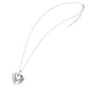 Kette ohne Anhänger ADELIA´S "Damen Halskette mit Anhänger - Medaillon aus Edelstahl", silber, Halsketten, Damen, 48cm, Edelstahl, Schöne Geschenkidee zum Geburtstag (30958807-0) silber