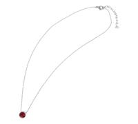 Kette ohne Anhänger ADELIA´S "Halskette aus Edelstahl mit Kristall 43 cm", silber, Halsketten, Damen, 43cm, Edelstahl, Schöne Geschenkidee zum Valentinstag (68033667-0) silber