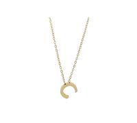 Kette ohne Anhänger ADELIA´S "Halskette - Buchstabe N aus Edelstahl 45+5", gold, Halsketten, Damen, 50cm, Edelstahl, Zum Verschenken - ideal zum Jubiläum (82161326-0) gold