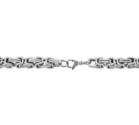 Kette ohne Anhänger ADELIA´S "Halskette - Königskette aus Edelstahl 55 cm", silber, Halsketten, Herren, 55cm, Edelstahl, Perfekt als Geschenk für besondere Menschen (45109831-0) silber
