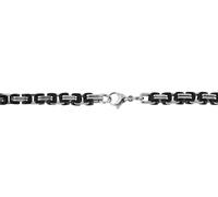 Kette ohne Anhänger ADELIA´S "Halskette - Königskette aus Edelstahl 70 cm", schwarz, Halsketten, Herren, 70cm, Edelstahl, Ein stilvolles Geschenk für besondere Momente (38522338-0) schwarz