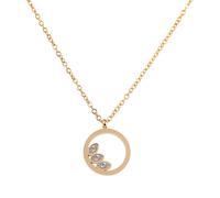 Kette ohne Anhänger ADELIA´S "Halskette mit Anhänger - aus Edelstahl", gold, Halsketten, Damen, 43cm, Edelstahl, Ein Geschenk, das Freude macht (87141926-0) gold