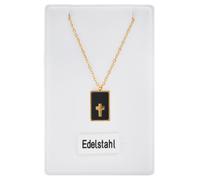 Kette ohne Anhänger ADELIA´S "Halskette mit Anhänger - aus Edelstahl", gold, Halsketten, Damen, 43cm, Edelstahl, Ideal als Geschenk - dezent und elegant (82308428-0) gold