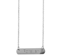 Kette ohne Anhänger ADELIA´S "Halskette mit Anhänger - aus Edelstahl", silber, Halsketten, Damen, 43cm, Edelstahl, Ideal zum Verschenken - schlicht und stilvoll (27479851-0) silber