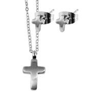Kette ohne Anhänger ADELIA´S "Halskette mit Anhänger - aus Edelstahl", silber, Halsketten, Damen, 48cm, Edelstahl, Ein Geschenk, das Freude macht (91900828-0) silber