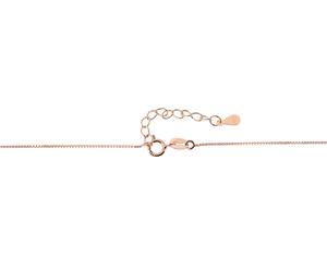 Kette ohne Anhänger ADELIA´S "Halskette mit Anhänger - Herz aus 925 Silber", rosa (gold), Halsketten, Damen, 45cm, Silber 925 (Sterlingsilber), Schöne Geschenkidee zum Geburtstag (16266749-0) gold