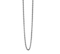 Kette ohne Anhänger ADELIA´S "Herren Edelstahl Ankerkette Halskette Anker" Gr. 45, schwarz, Halsketten, Herren, 45, Edelstahl (46588153-45) schwarz