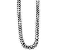 Kette ohne Anhänger ADELIA´S "Herren Edelstahl Panzerkette Halskette" Gr. 43, silber, Halsketten, Herren, 43, Edelstahl (68069945-43) silber