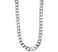 Kette ohne Anhänger ADELIA´S "Herren Edelstahl Panzerkette Halskette" Gr. 61, silber, Halsketten, Herren, 61, Edelstahl (67897321-61) silber