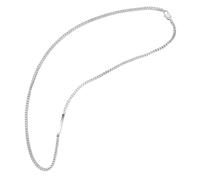 Kette ohne Anhänger ADELIA´S "Herren Halskette aus Edelstahl 61 cm", silber, Halsketten, Herren, 61cm, Edelstahl, Ein kleines Geschenk mit großer Wirkung (93347944-0) silber