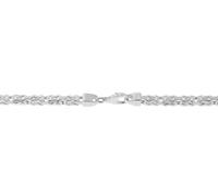 Kette ohne Anhänger ADELIA´S "Herren Halskette - Königskette aus 925 Silber 55 cm", silber, Halsketten, Herren, 55cm, Silber 925 (Sterlingsilber), Zum Verschenken an Menschen, die Ihnen am Herzen lieg