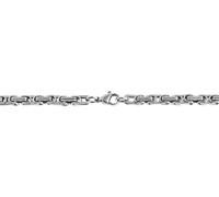 Kette ohne Anhänger ADELIA´S "Herren Halskette - Königskette aus Edelstahl 60 cm", silber, Halsketten, Herren, 60cm, Edelstahl, Geschenkidee: zeitlos und vielseitig (14503613-0) silber