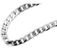 Kette ohne Anhänger ADELIA´S "Herren Halskette - Panzerkette aus Edelstahl" Gr. 70, silber, Halsketten, Herren, 70, Edelstahl, Geschenkidee: zeitlos und vielseitig (86740100-70) silber