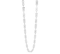 Kette ohne Anhänger ADELIA´S "Herren Halskette - Plattenkette aus 925 Silber 55 cm", silber, Halsketten, Herren, 55cm, Silber 925 (Sterlingsilber), Ein Geschenk, das Freude macht (48836349-0) silber