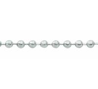 Kette ohne Anhänger ADELIA´S "Kugel Halskette Edelstahl - Edelstahlkette" Gr. 60, silber, Halsketten, Damen, 60, Edelstahl, Edelstahlkette (74946669-60) silber