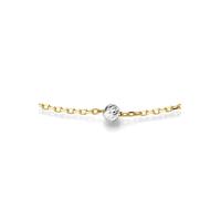 Kette ohne Anhänger ADELIA´S "Neuheit 2026 - Collier Halskette aus 333 Weißgold", silber, Halsketten, Damen, 45cm, Gold (17468729-0) silber