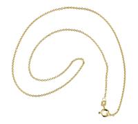 Kette ohne Anhänger ADELIA´S "Unisex Halskette - Ankerkette aus 333 Gold 45 cm", gold, Halsketten, Damen, 45cm, Gelbgold 333, Schöne Geschenkidee zum einen besonderen Tag (65874021-0) gold