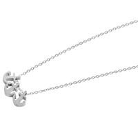 Kette ohne Anhänger ADELIA´S "Unisex Halskette - Ankerkette aus Edelstahl 43 cm", silber, Halsketten, Damen, 43cm, Edelstahl, Ideal als Geschenk - dezent und elegant (10235234-0) silber