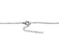 Kette ohne Anhänger ADELIA´S "Unisex Halskette aus Edelstahl 43+5", silber, Halsketten, Damen, 48cm, Edelstahl, Ein Geschenk, das Freude macht (76129444-0) silber