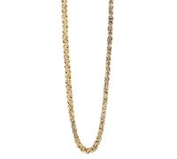 Kette ohne Anhänger ADELIA´S "Unisex Halskette - Königskette aus Edelstahl" Gr. 55, gold, Halsketten, Damen, 55, Edelstahl, Ein kleines Geschenk mit großer Wirkung (90157951-55) gold