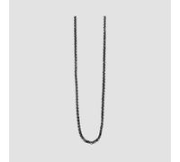Kette ohne Anhänger ADELIA´S "Unisex Halskette - Kordelkette aus Edelstahl 80 cm", schwarz, Halsketten, Damen, 80cm, Edelstahl, Ein kleines Geschenk mit großer Wirkung (23634631-0) schwarz