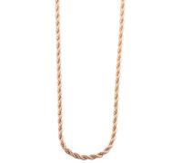 Kette ohne Anhänger ADELIA´S "Unisex Halskette - Kordelkette aus Edelstahl" Gr. 60, gold, Halsketten, Damen, 60, Edelstahl, Ein kleines Geschenk mit großer Wirkung (84778068-60) gold