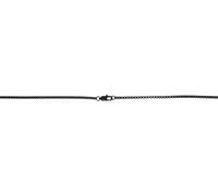 Kette ohne Anhänger ADELIA´S "Unisex Halskette mit Anhänger - aus Edelstahl", schwarz, Halsketten, Damen, 61cm, Edelstahl, Ein kleines Geschenk mit großer Wirkung (44732818-0) schwarz