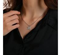 Kette ohne Anhänger ADELIA´S "Unisex Halskette mit Anhänger - Buchstabe S aus Edelstahl", silber, Halsketten, Damen, 48cm, Edelstahl, Zum Verschenken an Menschen, die Ihnen am Herzen liegen (94009644-