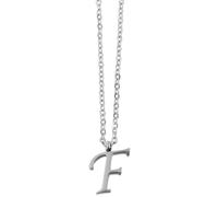 Kette ohne Anhänger ADELIA´S "Unisex Halskette mit Anhänger - Buchstabe S aus Edelstahl", silber, Halsketten, Damen, 48cm, Edelstahl, Zum Verschenken - ideal zum Muttertag (73243640-0) silber