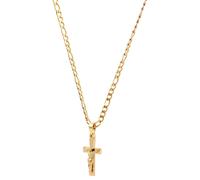 Kette ohne Anhänger ADELIA´S "Unisex Halskette mit Anhänger - Kreuz aus Edelstahl", gold, Halsketten, Damen, 50cm, Edelstahl, Ideal zum Verschenken - schlicht und stilvoll (60239757-0) gold