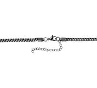 Kette ohne Anhänger ADELIA´S "Unisex Halskette - Panzerkette aus Edelstahl 50 cm", silber, Halsketten, Damen, 50cm, Edelstahl, Ideal als Geschenk zum Weihnachten (74562308-0) silber