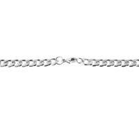 Kette ohne Anhänger ADELIA´S "Unisex Halskette - Panzerkette aus Edelstahl 52 cm", silber, Halsketten, Damen, 52cm, Edelstahl, Perfekt als Geschenk für besondere Menschen (55041227-0) silber