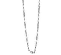 Kette ohne Anhänger ADELIA´S "Unisex Halskette - Panzerkette aus Edelstahl 60 cm", silber, Halsketten, Damen, 60cm, Edelstahl, Ideal zum Verschenken - schlicht und stilvoll (28490410-0) silber