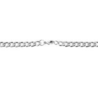Kette ohne Anhänger ADELIA´S "Unisex Halskette - Panzerkette aus Edelstahl 61 cm", silber, Halsketten, Damen, 61cm, Edelstahl, Zum Verschenken an Menschen, die Ihnen am Herzen liegen (94436257-0) silb