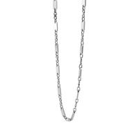Kette ohne Anhänger ADELIA´S "Unisex Halskette - Plattenkette aus Edelstahl" Gr. 60, silber, Halsketten, Damen, 60, Edelstahl, Schöne Geschenkidee zum Weihnachten (98622264-60) silber