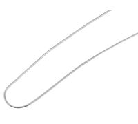 Kette ohne Anhänger ADELIA´S "Unisex Halskette - Schlangenkette aus Edelstahl" Gr. 40, silber, Halsketten, Damen, 40, Edelstahl, Ein kleines Geschenk mit großer Wirkung (10461261-40) silber