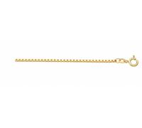 Kette ohne Anhänger ADELIA´S "Venezianerkette Halskette 925 Silber vergoldet - Goldkette" Gr. 50, gold, Halsketten, Damen, 50, Silber 925 (Sterlingsilber), Goldkette (40092222-50) gold