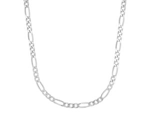 Kette ohne Anhänger AMOR, silberfarben, Halsketten, Herren, Silber 925 (Sterlingsilber), L: 50 B: 4,3mm, B:4,3mm (78830527-0) silberfarben