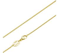 Kette ohne Anhänger "Ankerkette, Silber 925" Gr. 70, gold, GIORGIO MARTELLO MILANO, Halsketten, Damen, 70cm, Silber 925 (Sterlingsilber) (67984627-70) gold