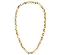 Kette ohne Anhänger BOSS "Schmuck Edelstahl Halsschmuck Panzerkette CHAIN FOR HIM", gold (gelbgoldfarben), Halsketten, Herren, Edelstahl, L: 60 B: 8,9mm, B:8,9mm (68039520-0) gelbgoldfarben