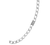 Kette ohne Anhänger CALVIN KLEIN "Schmuck Edelstahl Halsschmuck Halskette Panzerkette", silber (edelstahlfarben), Halsketten, Herren, Edelstahl, L: 61 B: 10mm, B:10mm (58228502-0) edelstahlfarben