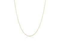 Kette ohne Anhänger ELLI "Halskette Ankerkette Basic 925 Sterling Silber" Gr. 45, gold, Halsketten, Damen, 45, ohne Stein, Silber 925 (Sterlingsilber) (72984655-45) gold