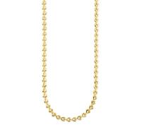 Kette ohne Anhänger FIRETTI "Schmuck, Geschenk, Kette gelbgoldfarben vergoldet Herzkettengliederung", gelbgoldfarben, Halsketten, Damen, Silber 925 (Sterlingsilber), L: 46 B: 3,3mm, Kette ohne Anhänge