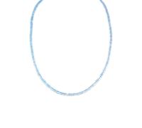 Kette ohne Anhänger FIRETTI "Schmuck Geschenk Silber 925 Halsschmuck Halskette Blautopas" Gr. 50, bunt (silberfarben, blau), Halsketten, Damen, 50, Silber 925 (Sterlingsilber), B: 4mm, Made in Germany